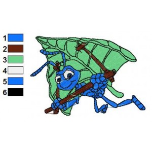 Bugs Life Embroidery Design 5